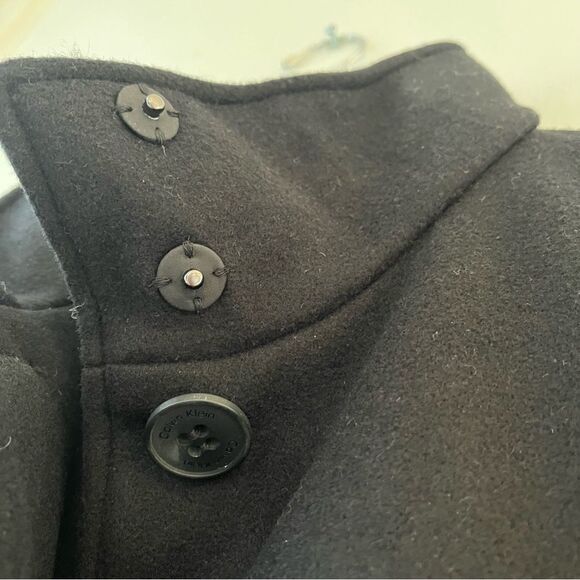 Calvin Klein Womens Wool Blend Peacoat with Button Front, XL, NWT - Picture 5 of 9